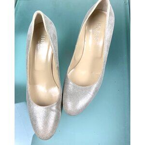 Hobbs womens Italian dressy shoes  heels elegant classy size 7.5  3’ heel
